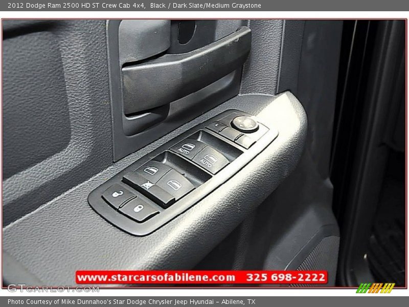 Black / Dark Slate/Medium Graystone 2012 Dodge Ram 2500 HD ST Crew Cab 4x4