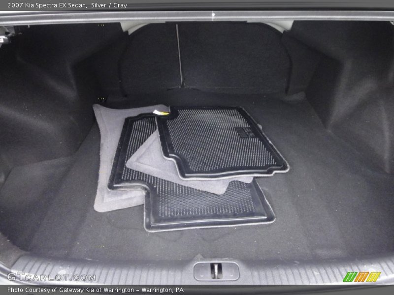 Silver / Gray 2007 Kia Spectra EX Sedan