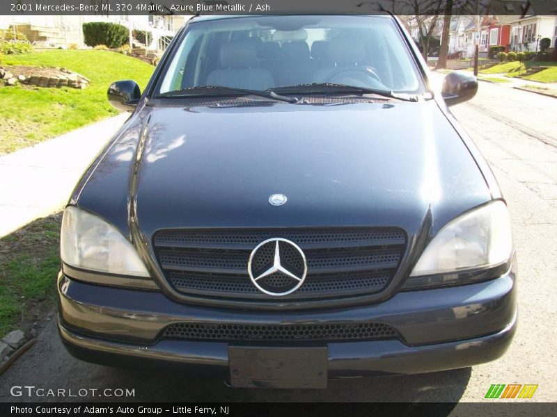 Azure Blue Metallic / Ash 2001 Mercedes-Benz ML 320 4Matic
