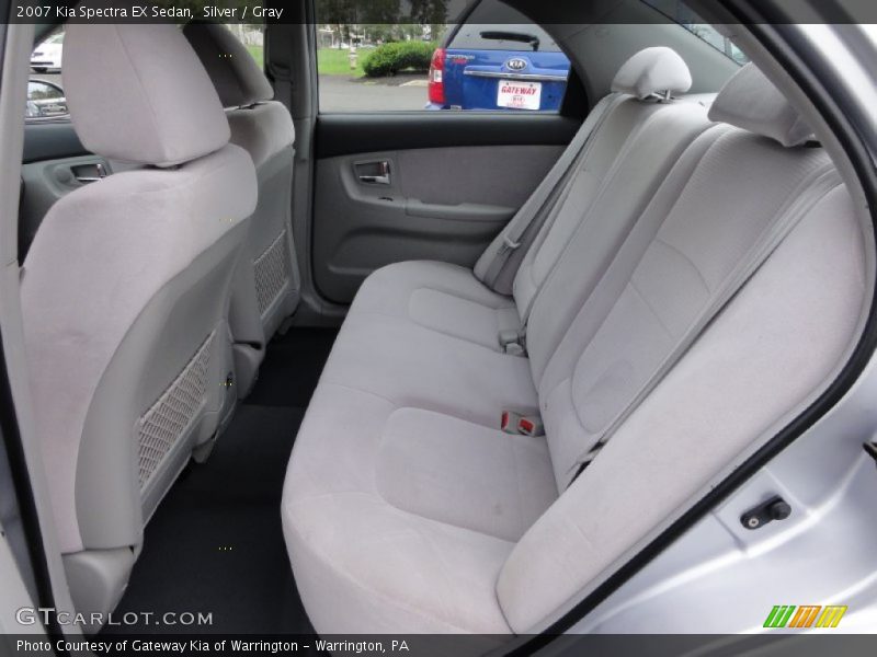 Silver / Gray 2007 Kia Spectra EX Sedan