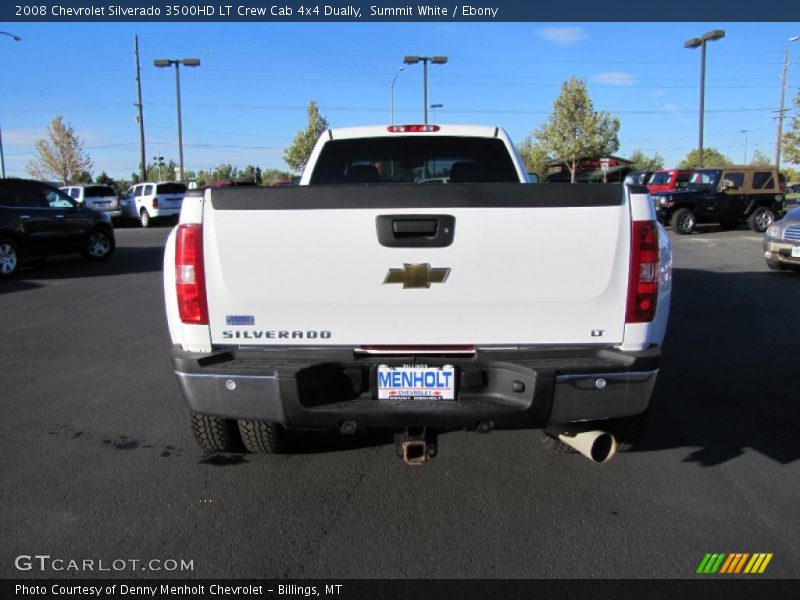 Summit White / Ebony 2008 Chevrolet Silverado 3500HD LT Crew Cab 4x4 Dually