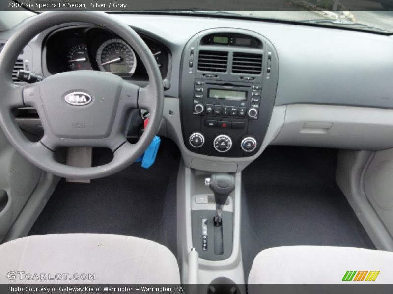 Silver / Gray 2007 Kia Spectra EX Sedan