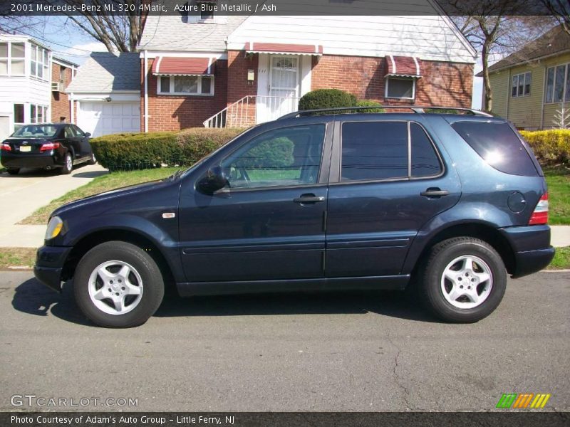 Azure Blue Metallic / Ash 2001 Mercedes-Benz ML 320 4Matic
