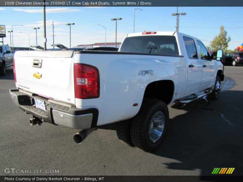 Summit White / Ebony 2008 Chevrolet Silverado 3500HD LT Crew Cab 4x4 Dually