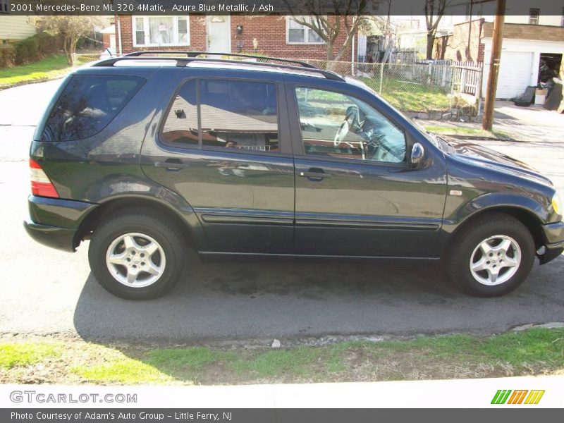 Azure Blue Metallic / Ash 2001 Mercedes-Benz ML 320 4Matic