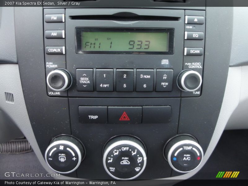 Silver / Gray 2007 Kia Spectra EX Sedan