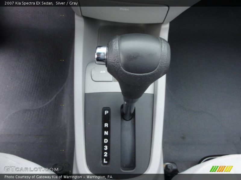 Silver / Gray 2007 Kia Spectra EX Sedan