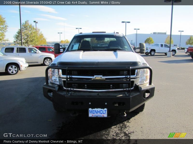 Summit White / Ebony 2008 Chevrolet Silverado 3500HD LT Crew Cab 4x4 Dually