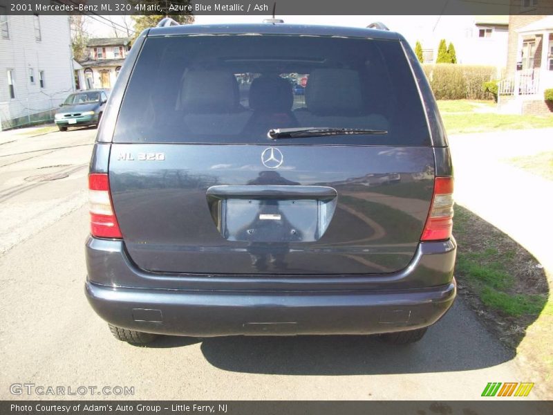 Azure Blue Metallic / Ash 2001 Mercedes-Benz ML 320 4Matic