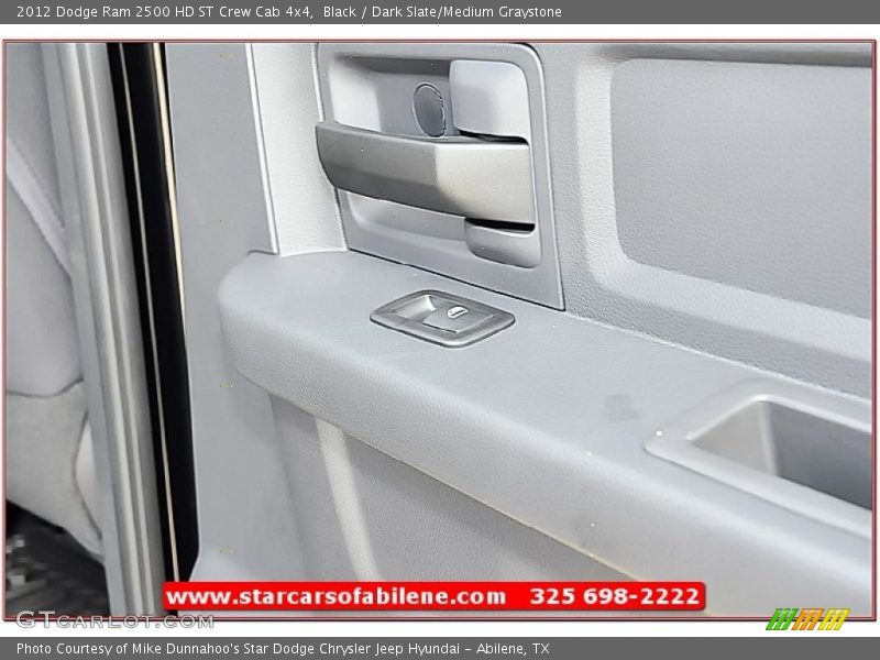 Black / Dark Slate/Medium Graystone 2012 Dodge Ram 2500 HD ST Crew Cab 4x4