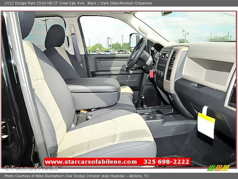 Black / Dark Slate/Medium Graystone 2012 Dodge Ram 2500 HD ST Crew Cab 4x4