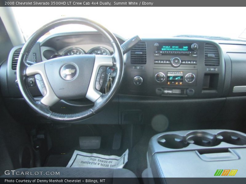 Summit White / Ebony 2008 Chevrolet Silverado 3500HD LT Crew Cab 4x4 Dually