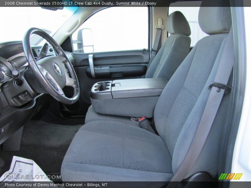 Summit White / Ebony 2008 Chevrolet Silverado 3500HD LT Crew Cab 4x4 Dually
