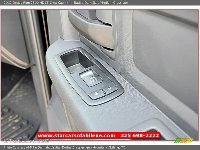 Black / Dark Slate/Medium Graystone 2012 Dodge Ram 2500 HD ST Crew Cab 4x4