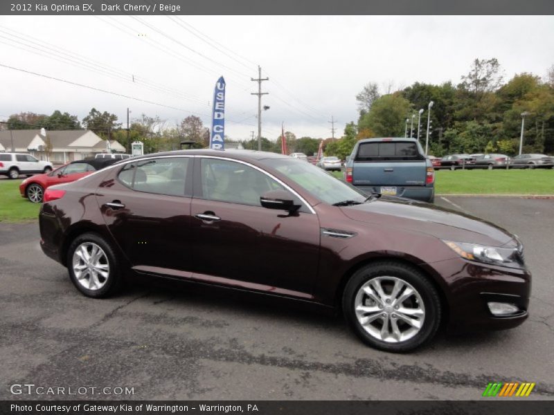 Dark Cherry / Beige 2012 Kia Optima EX