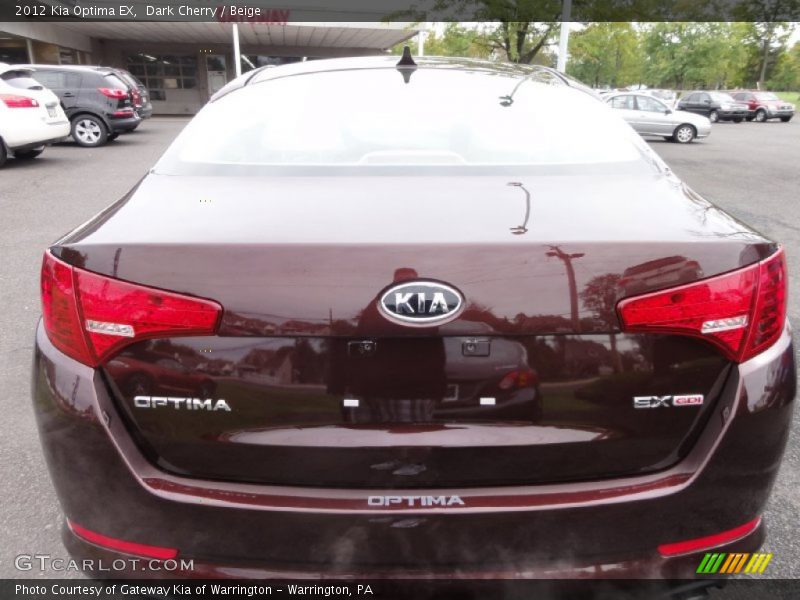 Dark Cherry / Beige 2012 Kia Optima EX