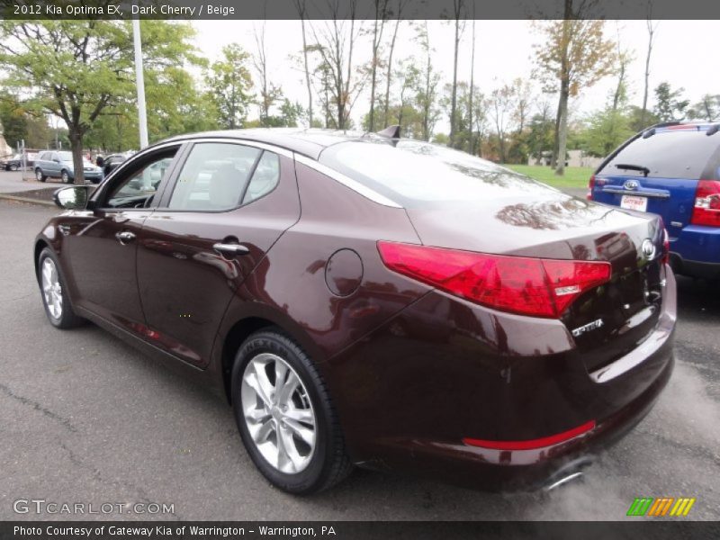 Dark Cherry / Beige 2012 Kia Optima EX