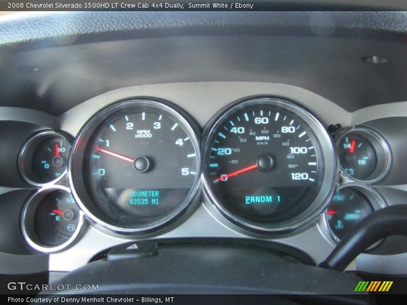 Summit White / Ebony 2008 Chevrolet Silverado 3500HD LT Crew Cab 4x4 Dually