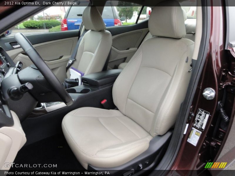 Dark Cherry / Beige 2012 Kia Optima EX