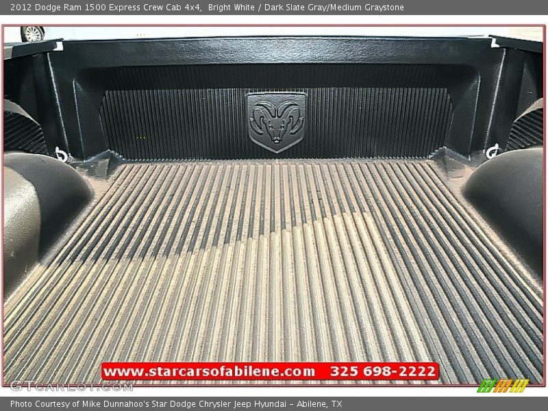 Bright White / Dark Slate Gray/Medium Graystone 2012 Dodge Ram 1500 Express Crew Cab 4x4