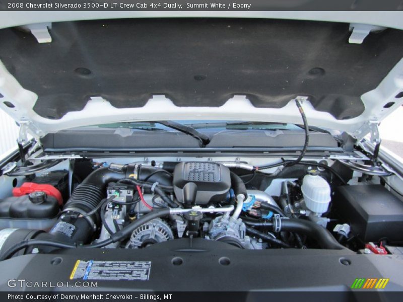 Summit White / Ebony 2008 Chevrolet Silverado 3500HD LT Crew Cab 4x4 Dually