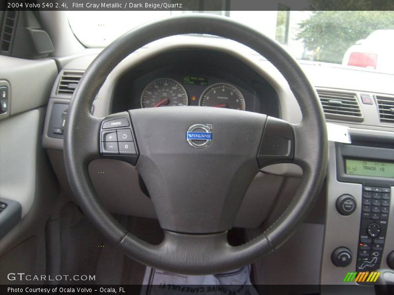 Flint Gray Metallic / Dark Beige/Quartz 2004 Volvo S40 2.4i