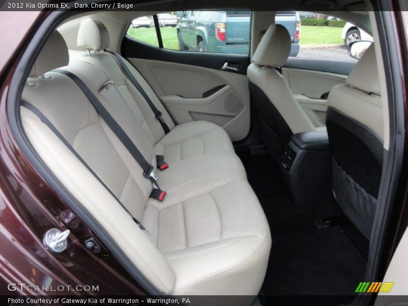 Dark Cherry / Beige 2012 Kia Optima EX