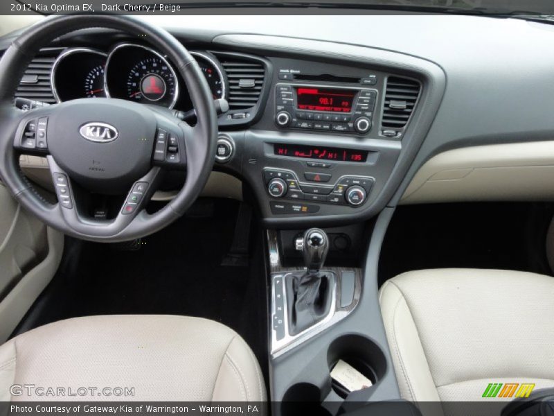 Dark Cherry / Beige 2012 Kia Optima EX
