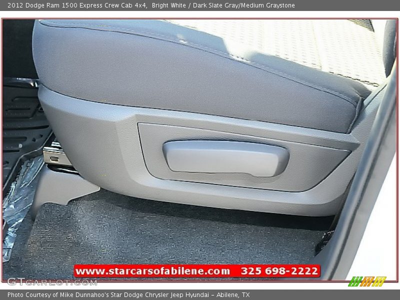 Bright White / Dark Slate Gray/Medium Graystone 2012 Dodge Ram 1500 Express Crew Cab 4x4