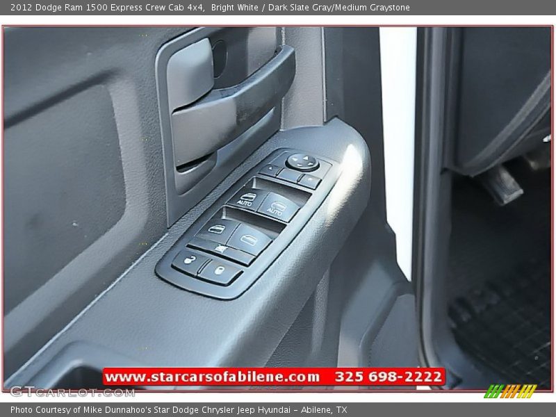 Bright White / Dark Slate Gray/Medium Graystone 2012 Dodge Ram 1500 Express Crew Cab 4x4