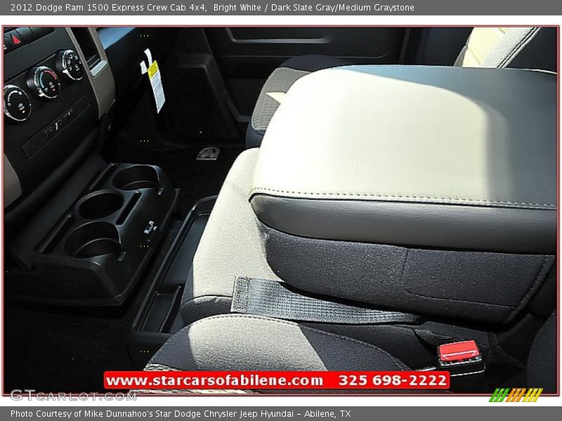 Bright White / Dark Slate Gray/Medium Graystone 2012 Dodge Ram 1500 Express Crew Cab 4x4
