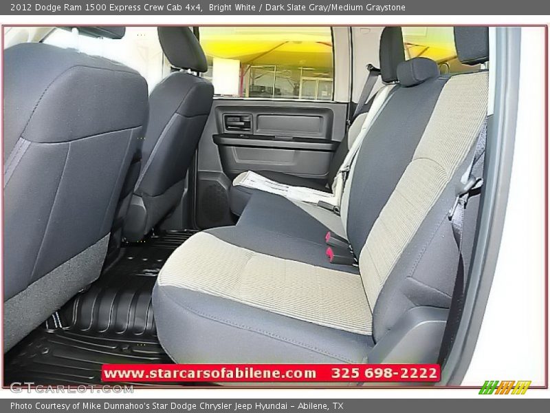 Bright White / Dark Slate Gray/Medium Graystone 2012 Dodge Ram 1500 Express Crew Cab 4x4