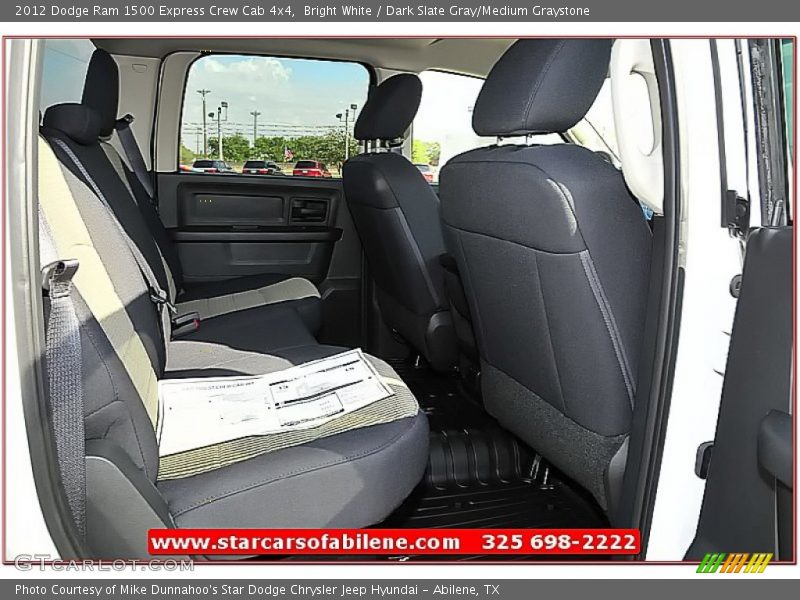 Bright White / Dark Slate Gray/Medium Graystone 2012 Dodge Ram 1500 Express Crew Cab 4x4