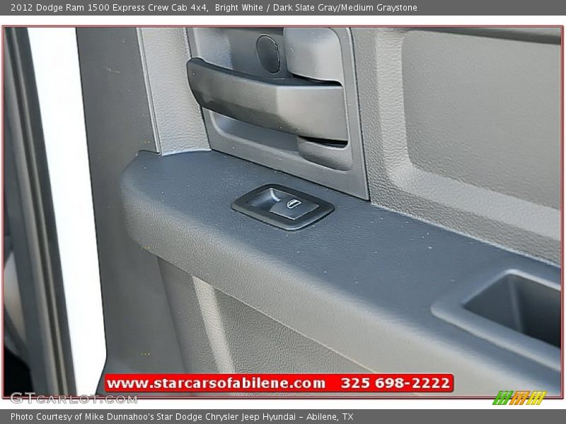 Bright White / Dark Slate Gray/Medium Graystone 2012 Dodge Ram 1500 Express Crew Cab 4x4