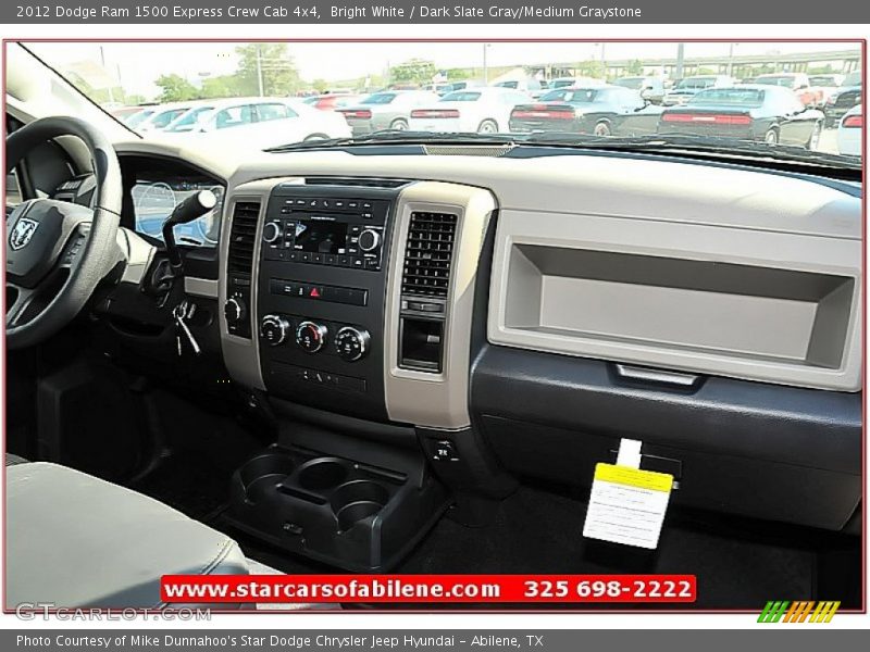 Bright White / Dark Slate Gray/Medium Graystone 2012 Dodge Ram 1500 Express Crew Cab 4x4