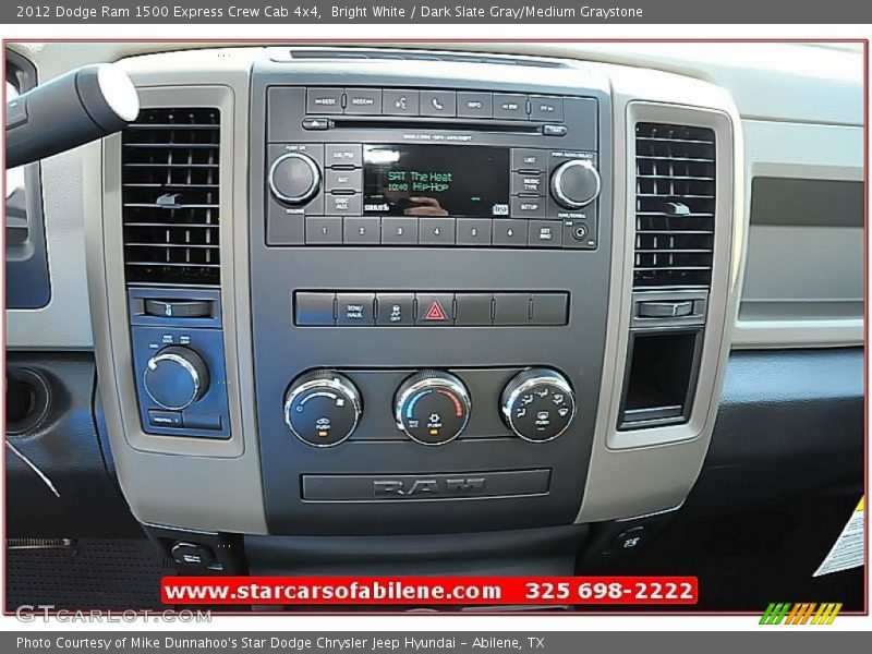 Bright White / Dark Slate Gray/Medium Graystone 2012 Dodge Ram 1500 Express Crew Cab 4x4