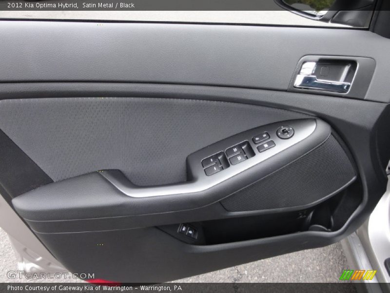 Satin Metal / Black 2012 Kia Optima Hybrid