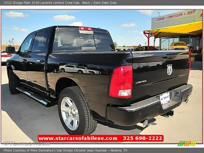 Black / Dark Slate Gray 2012 Dodge Ram 1500 Laramie Limited Crew Cab
