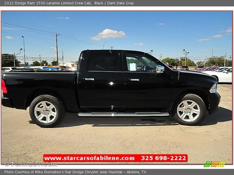 Black / Dark Slate Gray 2012 Dodge Ram 1500 Laramie Limited Crew Cab
