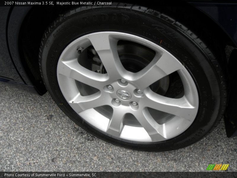 Majestic Blue Metallic / Charcoal 2007 Nissan Maxima 3.5 SE