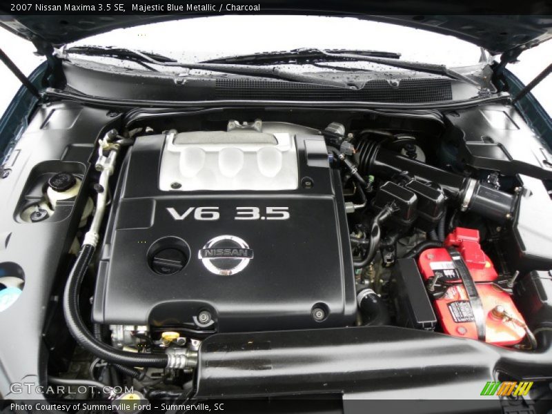 Majestic Blue Metallic / Charcoal 2007 Nissan Maxima 3.5 SE