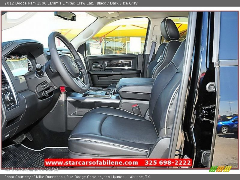 Black / Dark Slate Gray 2012 Dodge Ram 1500 Laramie Limited Crew Cab