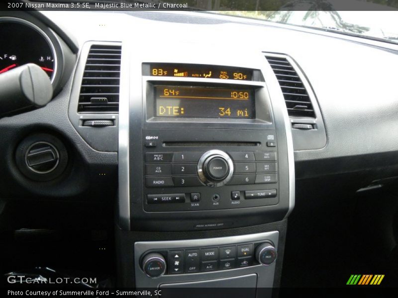 Majestic Blue Metallic / Charcoal 2007 Nissan Maxima 3.5 SE