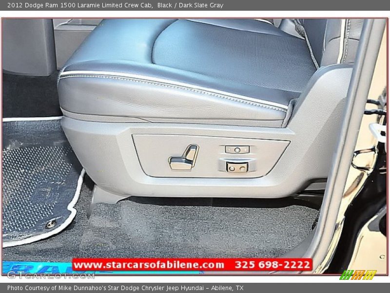 Black / Dark Slate Gray 2012 Dodge Ram 1500 Laramie Limited Crew Cab