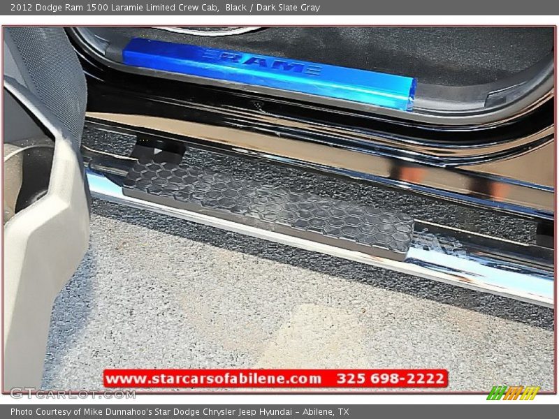 Black / Dark Slate Gray 2012 Dodge Ram 1500 Laramie Limited Crew Cab