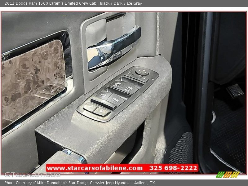 Black / Dark Slate Gray 2012 Dodge Ram 1500 Laramie Limited Crew Cab