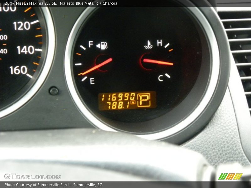 Majestic Blue Metallic / Charcoal 2007 Nissan Maxima 3.5 SE