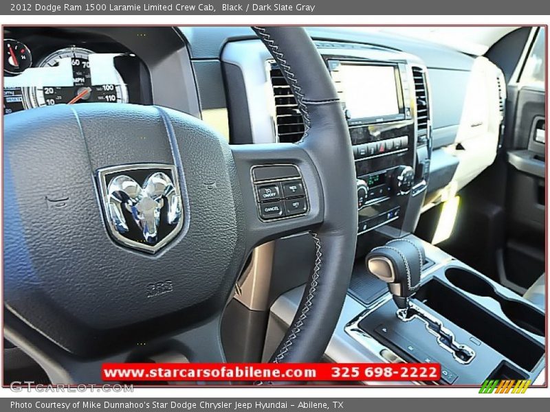 Black / Dark Slate Gray 2012 Dodge Ram 1500 Laramie Limited Crew Cab
