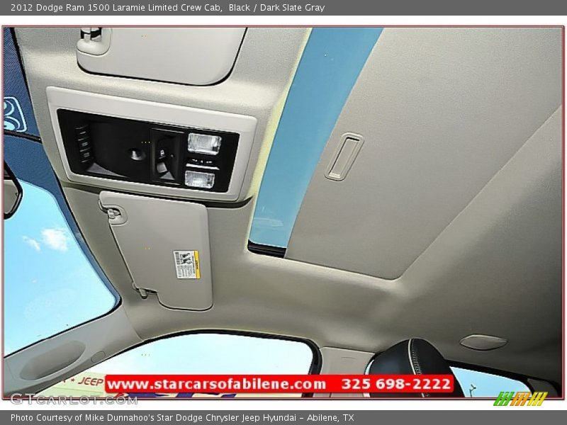 Black / Dark Slate Gray 2012 Dodge Ram 1500 Laramie Limited Crew Cab