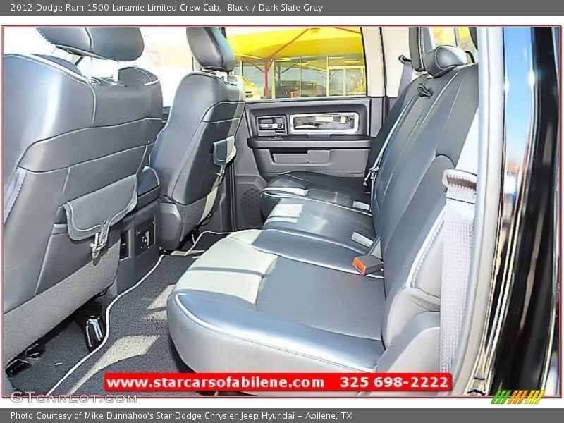 Black / Dark Slate Gray 2012 Dodge Ram 1500 Laramie Limited Crew Cab